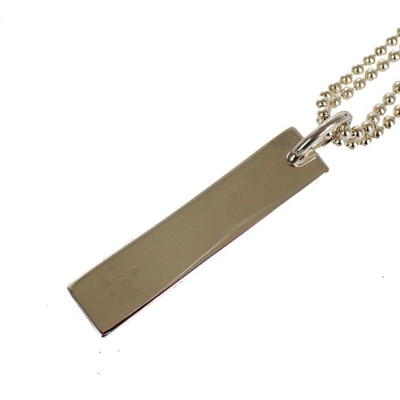 Gucci Logo Ball Chain Pendant Necklace #78427G16B - Picture 2 of 9